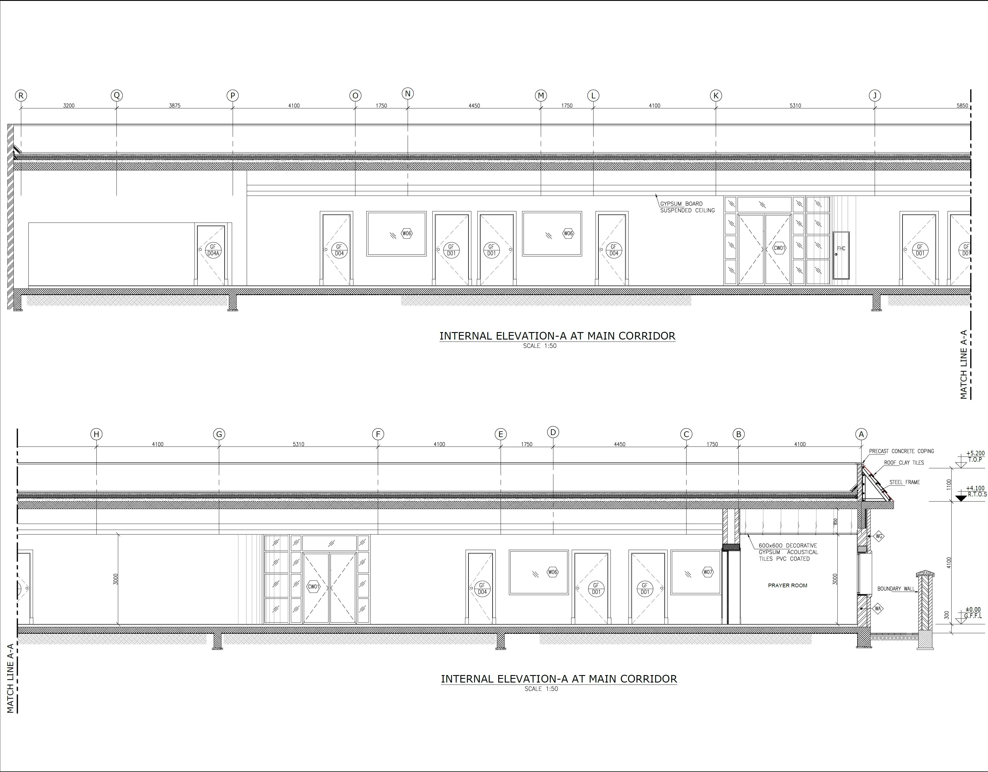 Technical project timeline illustrating professional continuity and long-term client collaboration
