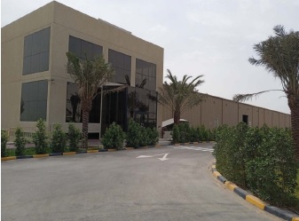 Completed industrial office and warehouse facility representing EPTM LTD architectural, engineering, façade, external-works and project-management scope