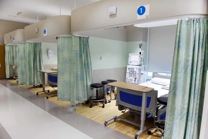 Healthcare observation ward representing EPTM LTD MEP, HVAC, electrical, ELV and medical-services engineering and technical coordination scope