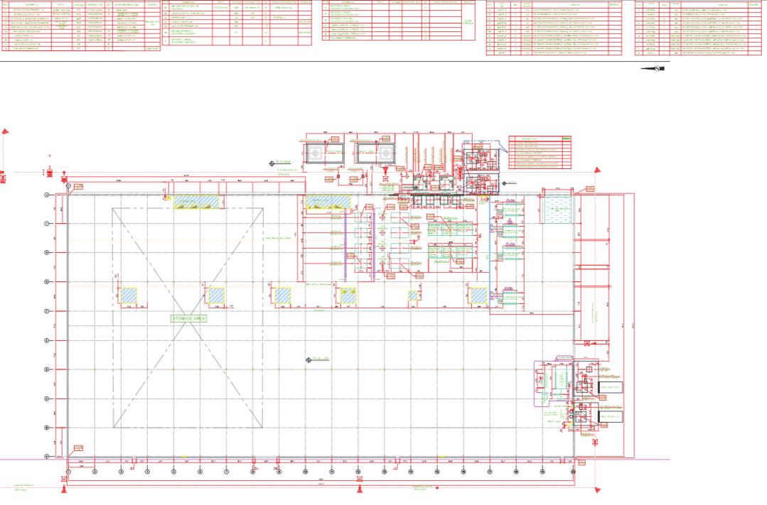 EPTM LTD multidisciplinary architectural and engineering design for industrial warehouse and factory layout with structural grid, storage, loading, administration and coordinated MEP services